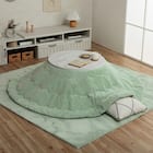 韓国風こたつ薄掛布団 200cm丸型(LPC GR) 1枚目画像