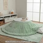 韓国風こたつ薄掛布団 200cm丸型(LPC GR) 2枚目画像