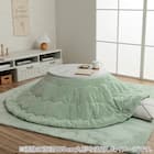 韓国風こたつ薄掛布団 200cm丸型(LPC GR) 2枚目画像
