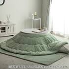 韓国風こたつ薄掛布団 200cm丸型(LPC GR) 3枚目画像