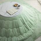 韓国風こたつ薄掛布団 200cm丸型(LPC GR) 4枚目画像