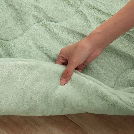 韓国風こたつ薄掛布団 200cm丸型(LPC GR) 6枚目画像