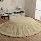 韓国風こたつ薄掛布団 185×225cm楕円(LPC BE) 2枚目画像