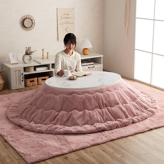 韓国風こたつ薄掛布団 185×225cm楕円(LPC PI) 4枚目画像