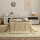 韓国風省スペースこたつ掛布団 160×160cm(LPC BE) 1枚目画像