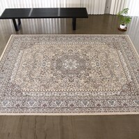国産モケットラグ　185×185cm（SMN BE）
