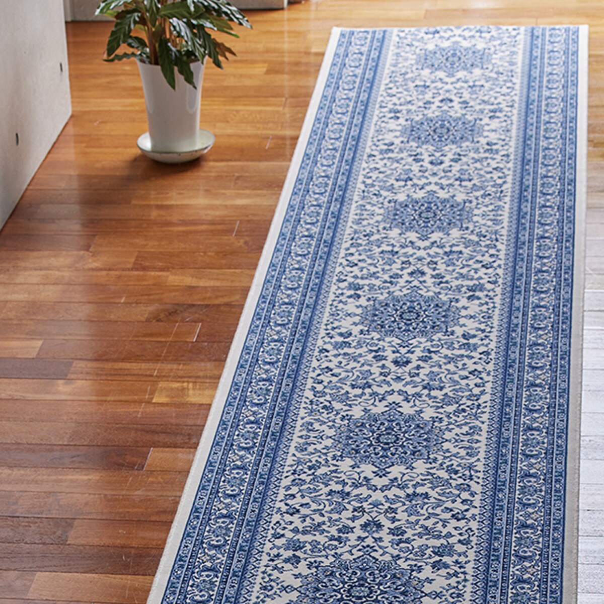 morni　新品110㎝上下セット 国産モケット廊下敷マット 67×340cm（SMN NV） | ニトリネット