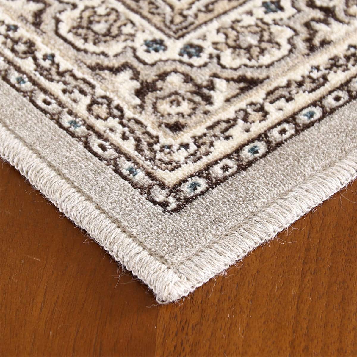 マット アンティーク/ANTIQUE（約70×120cm）1221 CR 籐マット 籐あじろ 70×120cm 裏付 ブラウン マット 玄関 洗面所 脱衣所