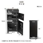 ポスト付き宅配ボックス(DLM ブラック/ナチュラル) 12枚目画像