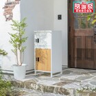 ポスト付き宅配ボックス(DLM ホワイト/ナチュラル) 1枚目画像