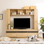 壁面収納テレビボード 幅180cm(SMB)【期間限定価格:11/26~1/5まで】