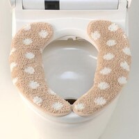 洗浄・O型・U型共通 便座えらばーずシート(ふんわリッチ ドットベージュ)