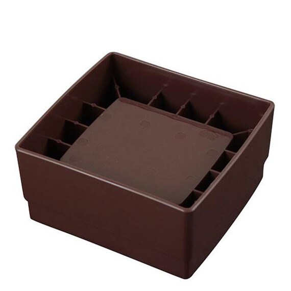 継ぎ脚 ベッド用 4個入り(AKO-6 ブラウン) 3枚目画像