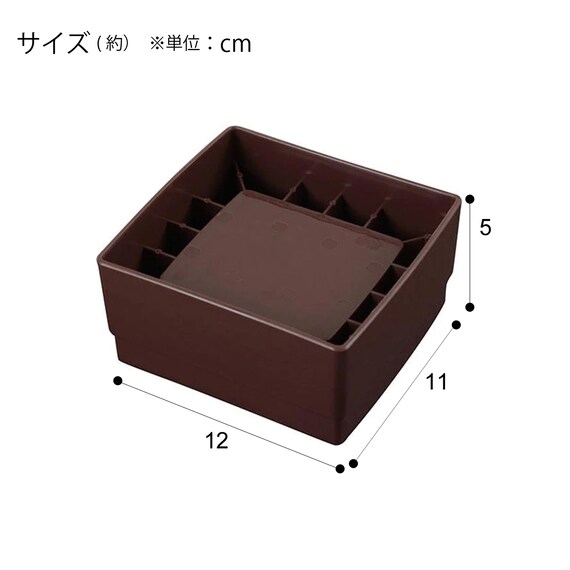 継ぎ脚 ベッド用 4個入り(AKO-6 ブラウン) 8枚目画像