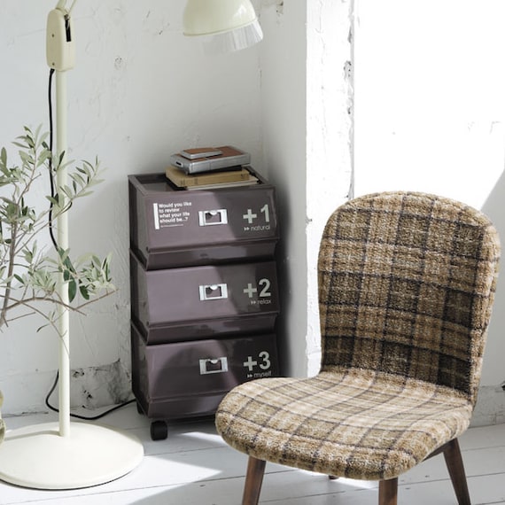 3段ジョイントラック カフェ63H(ブラウン) 2枚目画像