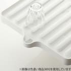 排水できる防汚・抗菌加工スリム水切りドレイナー(リベラリスタ 38×24cm レッド) 4枚目画像