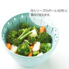 食洗機・電子レンジ対応 防汚・抗菌加工ざるS(リベラリスタ 17cm ブルーグリーン) 3枚目画像