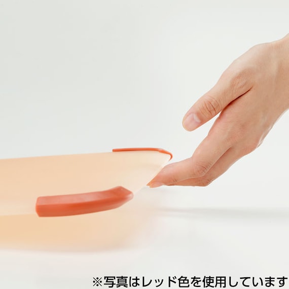 滑り止め付きAg抗菌加工まな板(35cm×25cm ホワイト) 3枚目画像