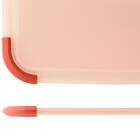 滑り止め付きAg抗菌加工まな板(35ｃｍ×25ｃｍ　レッド) 2枚目画像