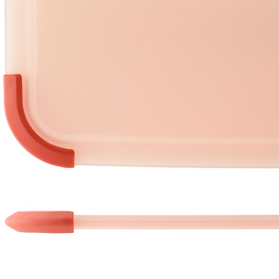 滑り止め付きAg抗菌加工まな板(35cm×25cm レッド) 2枚目画像