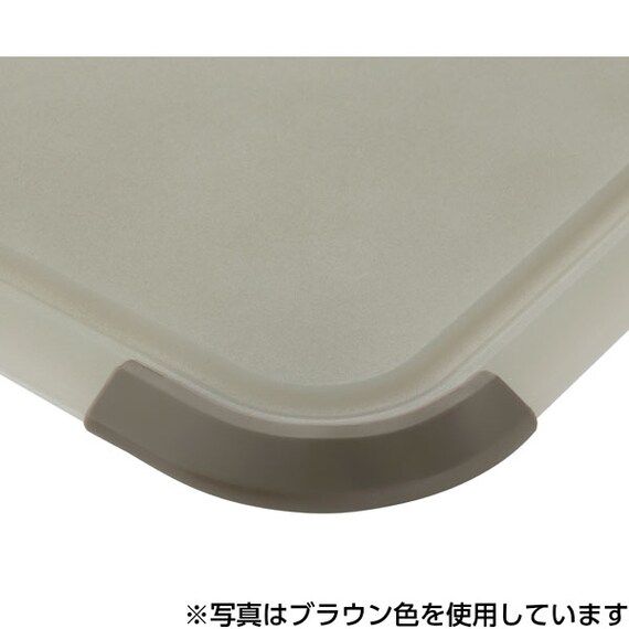 滑り止め付きAg抗菌加工まな板(28cm×28cm レッド) 3枚目画像