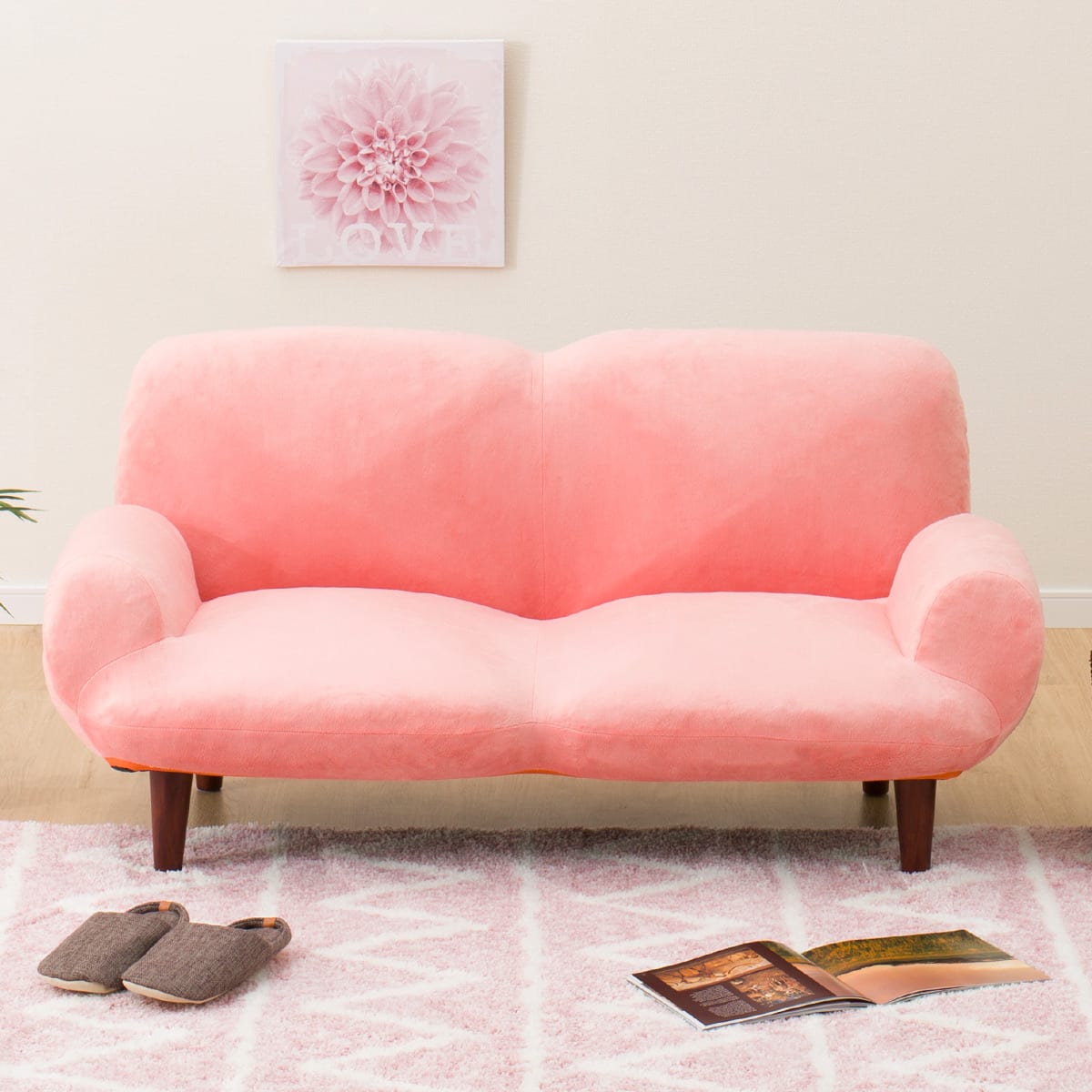 脚付きローソファ ふっくらパン イチゴ Pi 通販 ニトリネット 公式 家具 インテリア通販 脚付きローソファ ふっくらパン イチゴ Pi 通販 ニトリネット 公式 家具 インテリア通販