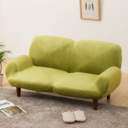 脚付きローソファ ふっくらパン 抹茶 (GR)通販 | ニトリネット【公式  