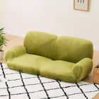 肘付きローソファ ふっくらパン 抹茶 (GR) 1枚目画像