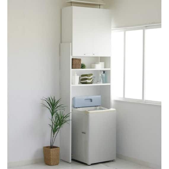 突っ張り式洗濯機ラック 1枚目画像