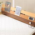 パネルフロアベッドフレーム(S BR) 3枚目画像