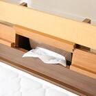 パネルフロアベッドフレーム(S BR) 7枚目画像