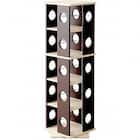 省スペースでたっぷり収納 回転式のコミックラック(5段 BR) 1枚目画像