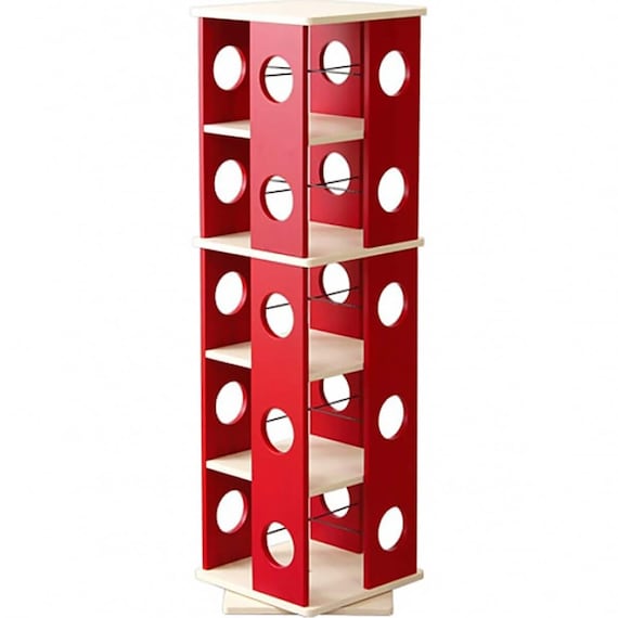 省スペースでたっぷり収納 回転式のコミックラック(5段 RE) 1枚目画像