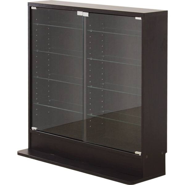 コレクションラック(浅型ロータイプDBR) | ニトリネット【公式】 家具