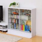 コレクションラック(深型ロータイプWH) 1枚目画像