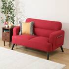 2人掛け2WAYコンパクトソファ 布張りタイプ (RE) 1枚目画像