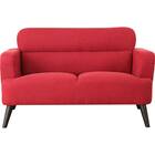 2人掛け2WAYコンパクトソファ 布張りタイプ (RE) 3枚目画像