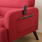 2人掛け2WAYコンパクトソファ 布張りタイプ (RE) 6枚目画像