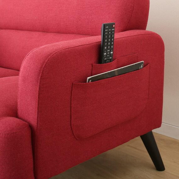 2人掛け2WAYコンパクトソファ 布張りタイプ (RE) 6枚目画像