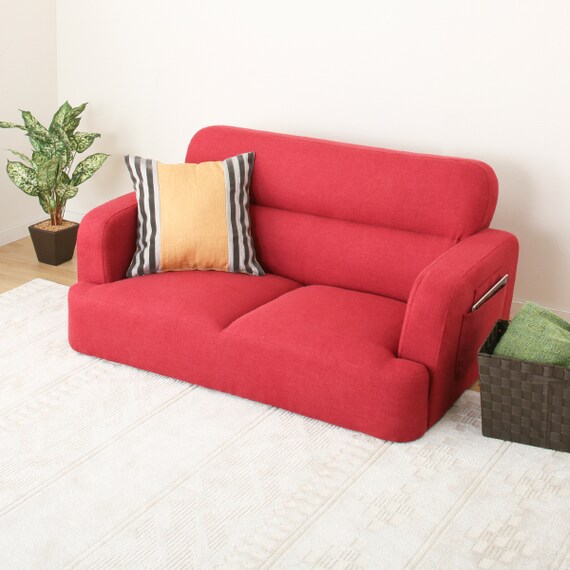 2人掛け2WAYコンパクトソファ 布張りタイプ (RE) 12枚目画像