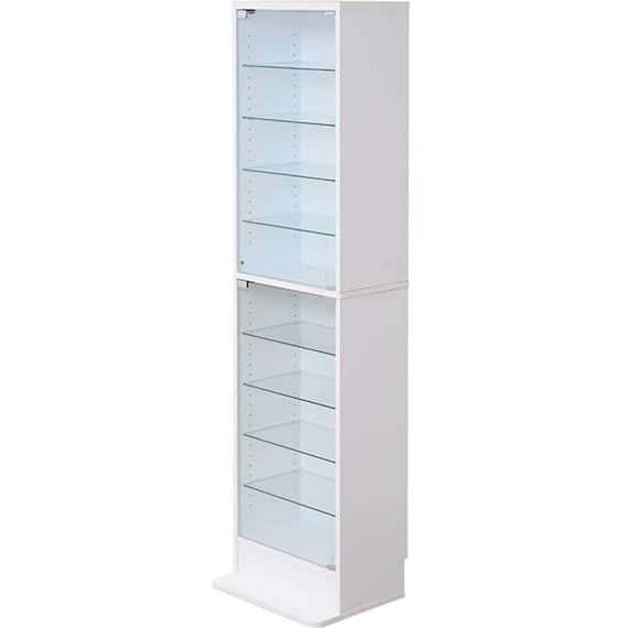 コレクションラック (深型ハイタイプ WH) 1枚目画像