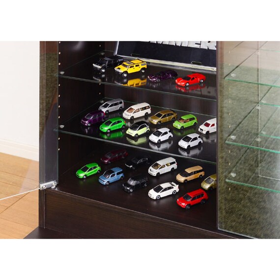 コレクションラック上置き付セット (浅型 DBR) 2枚目画像