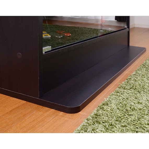 コレクションラック上置き付セット (浅型 DBR) 4枚目画像