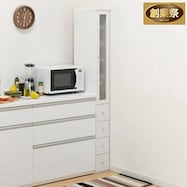 隙間収納 (半透明樹脂扉+引き出しタイプ)【期間限定価格:11/27~1/5まで】