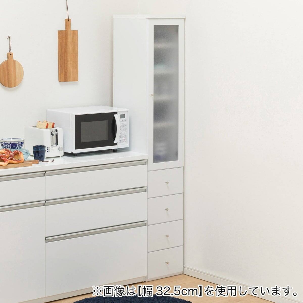 隙間収納 (半透明樹脂扉+引き出しタイプ 幅27.5cm) | ニトリネット