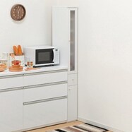 隙間収納 (半透明樹脂扉+板扉タイプ)【期間限定価格:11/27~1/5まで】