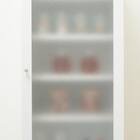 隙間収納 (半透明樹脂扉+板扉タイプ 幅25cm) 10枚目画像