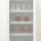 隙間収納 (半透明樹脂扉+板扉タイプ 幅25cm) 10枚目画像