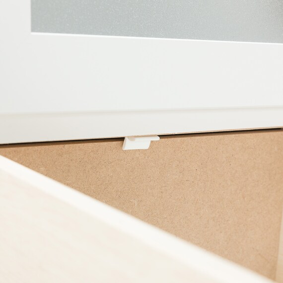 隙間収納 (半透明樹脂扉+板扉タイプ 幅25cm) 14枚目画像