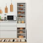 隙間収納 (半透明樹脂扉+板扉タイプ 幅45cm) 3枚目画像